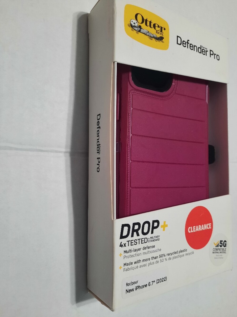 OtterBox Defender Pro Case for iPhone 6.7" (2022) - Pink Iphone 14 Plus